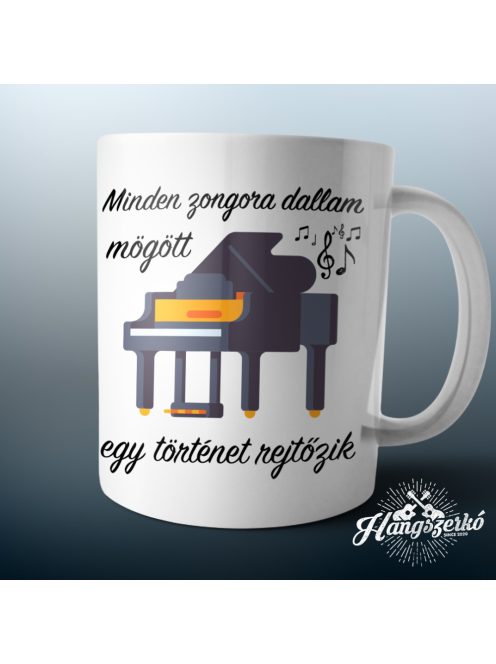 Minden zongora dallam mögött egy történet rejtőzik bögre