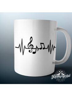 Music heartbeat bögre