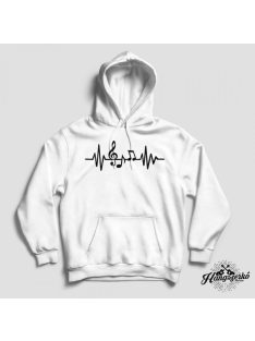 Music heartbeat pulóver