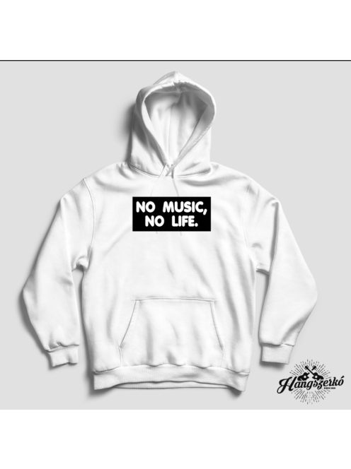 No music, no life pulóver