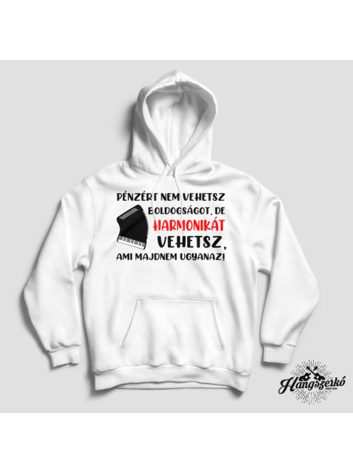 Pénzért nem vehetsz boldogságot, de harmonikát vehetsz pulóver