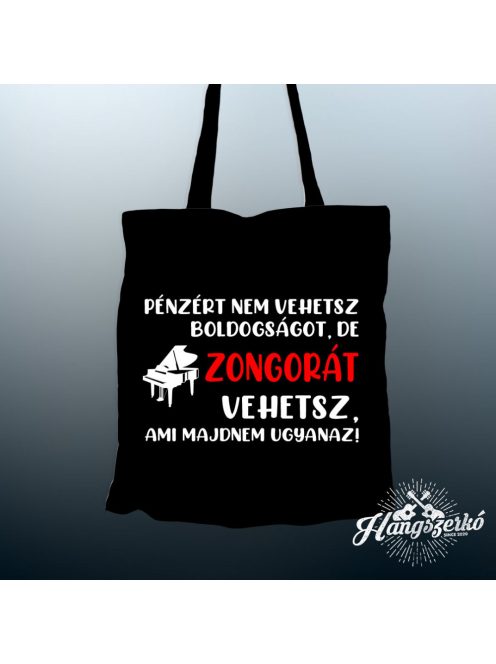 Pénzért nem vehetsz boldogságot, de zongorát vehetsz vászontáska