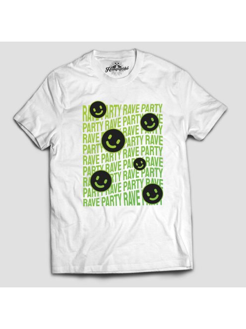 Rave party férfi póló