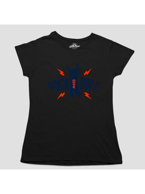 Rock and Roll metál villa női póló