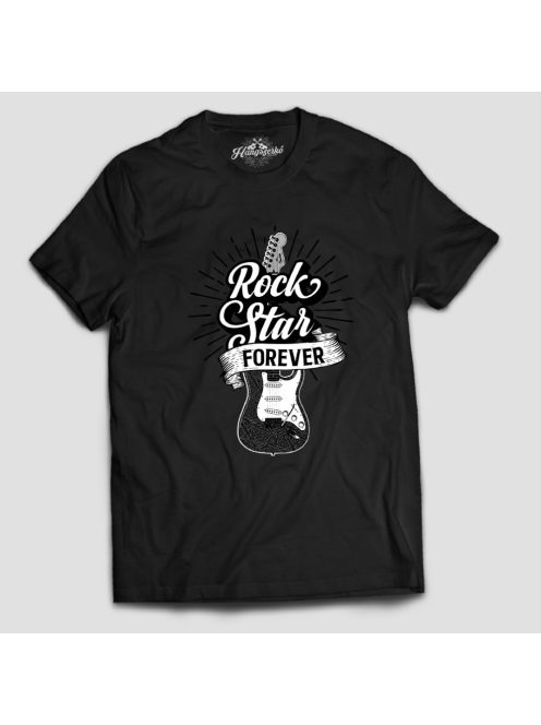 Gitáros Rock star forever férfi póló