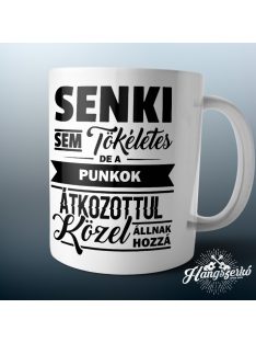   Senki sem tökéletes de a punkok átkozottul közel állnak hozzá bögre