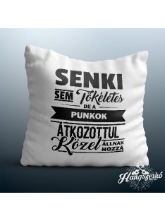   Senki sem tökéletes de a punk átkozottul közel állnak hozzá párna