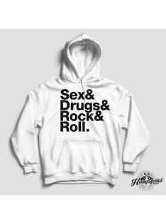 Sex & Drugs & Rock & Roll pulóver
