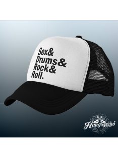 Sex & Drums & Rock & Roll baseball sapka