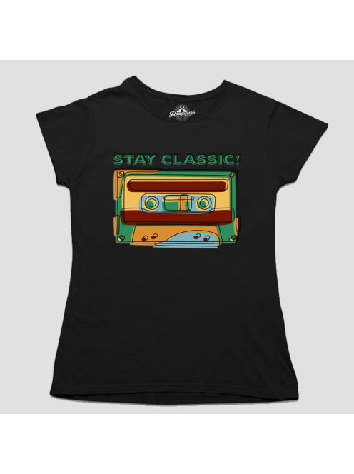 Stay classic kazetta női póló