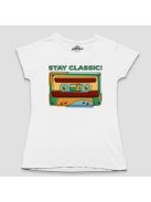 Stay classic kazetta női póló