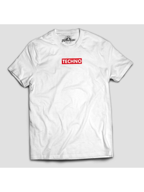Techno férfi póló