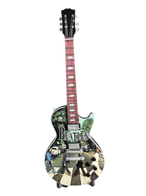 Kurt Cobain (Nirvana)  mini gitár, állvánnyal v2