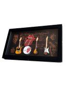 The Rolling Stones képkeret hangszerekkel