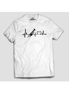 Trombita heartbeat férfi póló