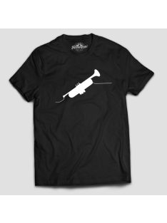 Trombita line art férfi póló