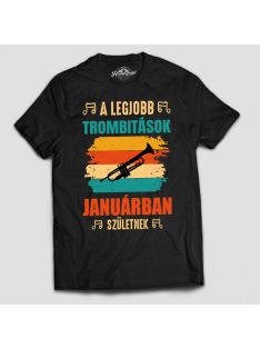 A legjobb trombitások születésnap férfi póló