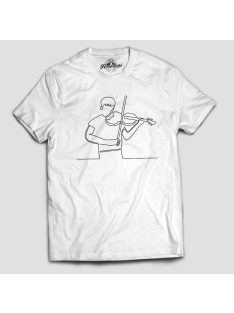 Vonós férfi line art férfi póló