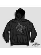 Vonós lány line art pulóver