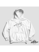 Vonós lány line art pulóver v2